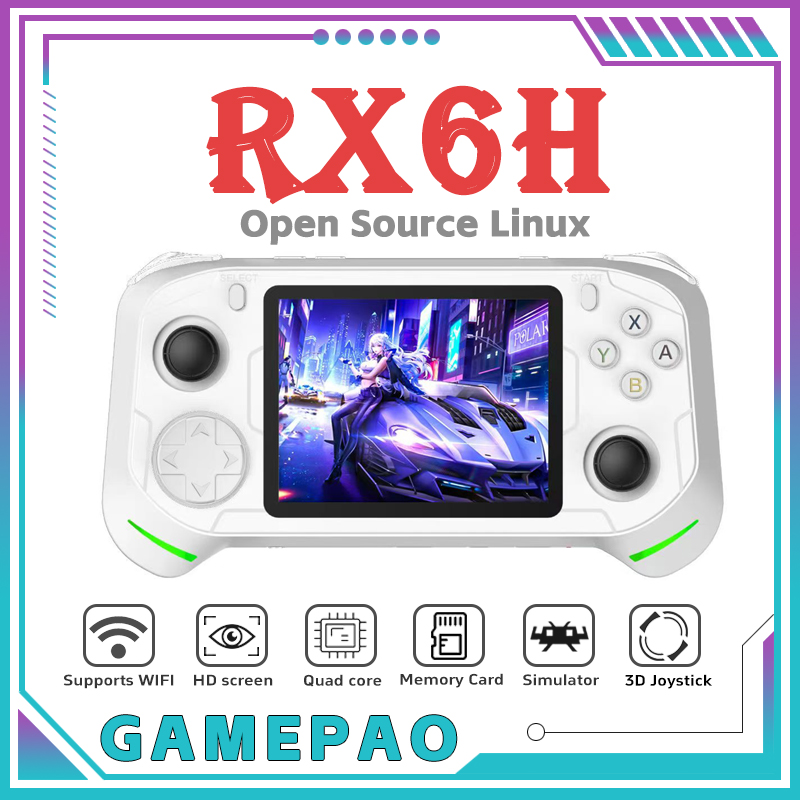 Retro Gaming Images - Портативная игровая консоль Open Source RX6H