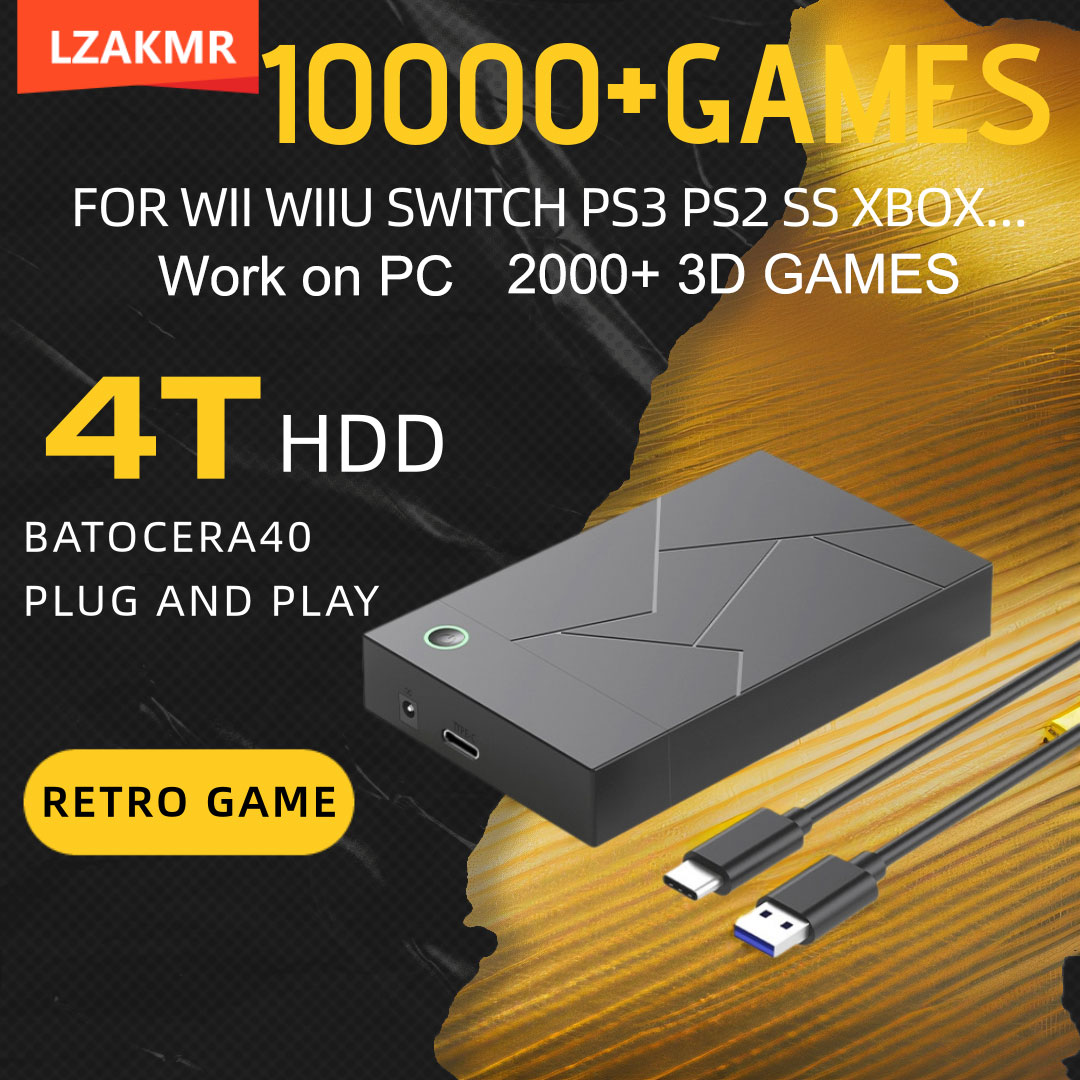 Retro Gaming Ps3 - Ретро игровая играForge 4 ТБ Batocera