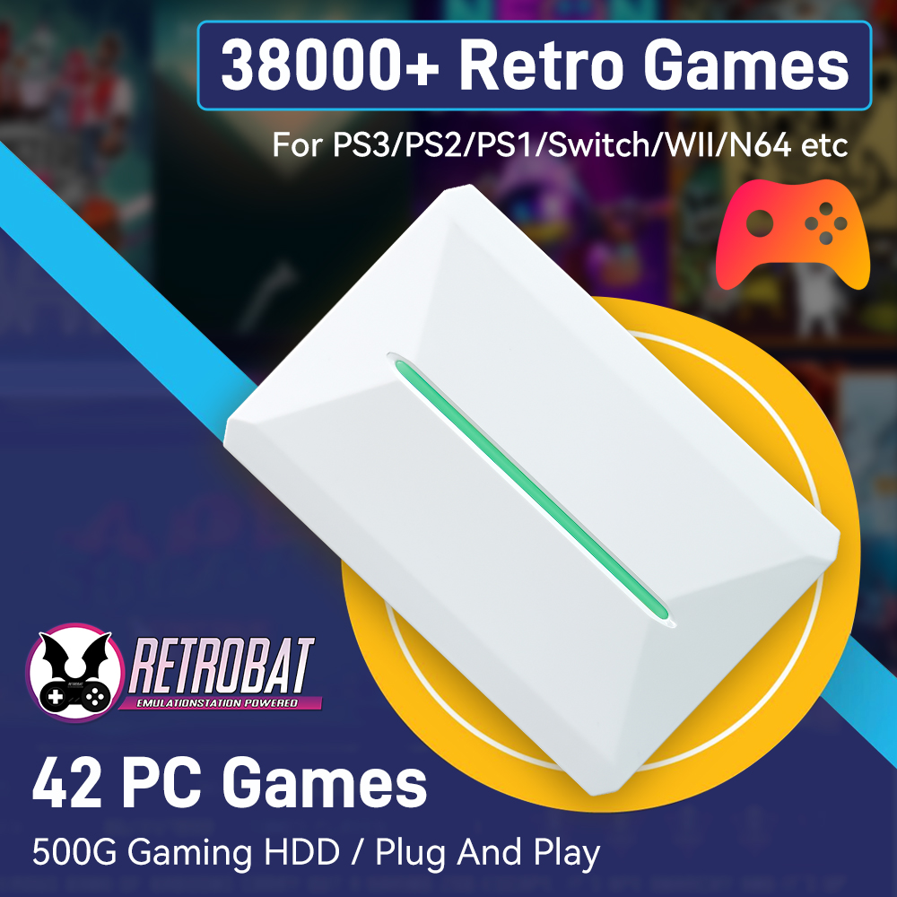 Retro Gaming Emulator Pc - Игровой жесткий диск в стиле ретро