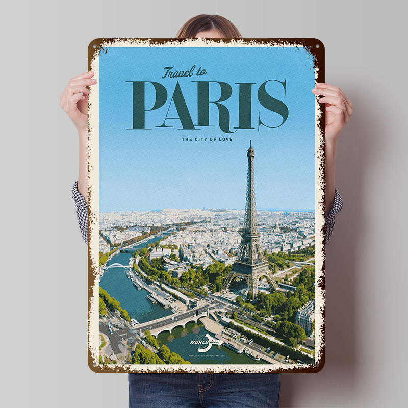 Retro Gaming Paris - Постер с изображением Парижа, на заказ,