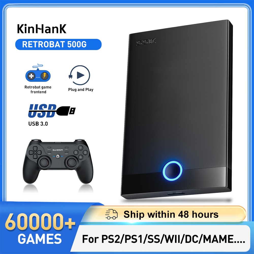 Retro Gaming Emulator Pc - Супер консоль Retrobat игровой HDD 60000