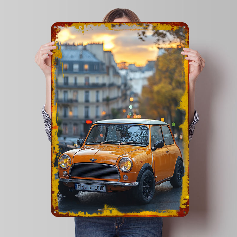 Retro Gaming Paris - Классический британский автомобиль Cooper в Париже: