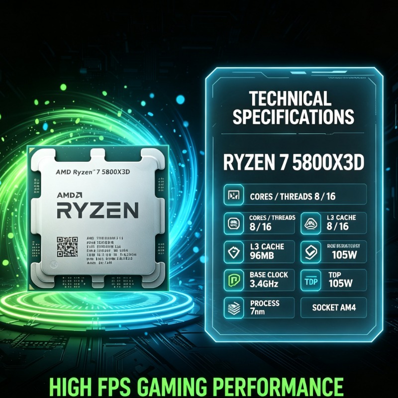 Amd Cpu Ryzen 7 - Игровой процессор AMD Ryzen 7 5800X3D