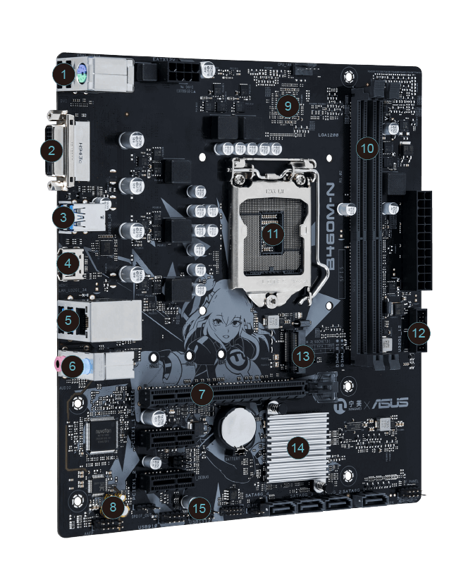 Материнская плата ASUS B460M-N – обзор и цена Intel Cpu Core I5