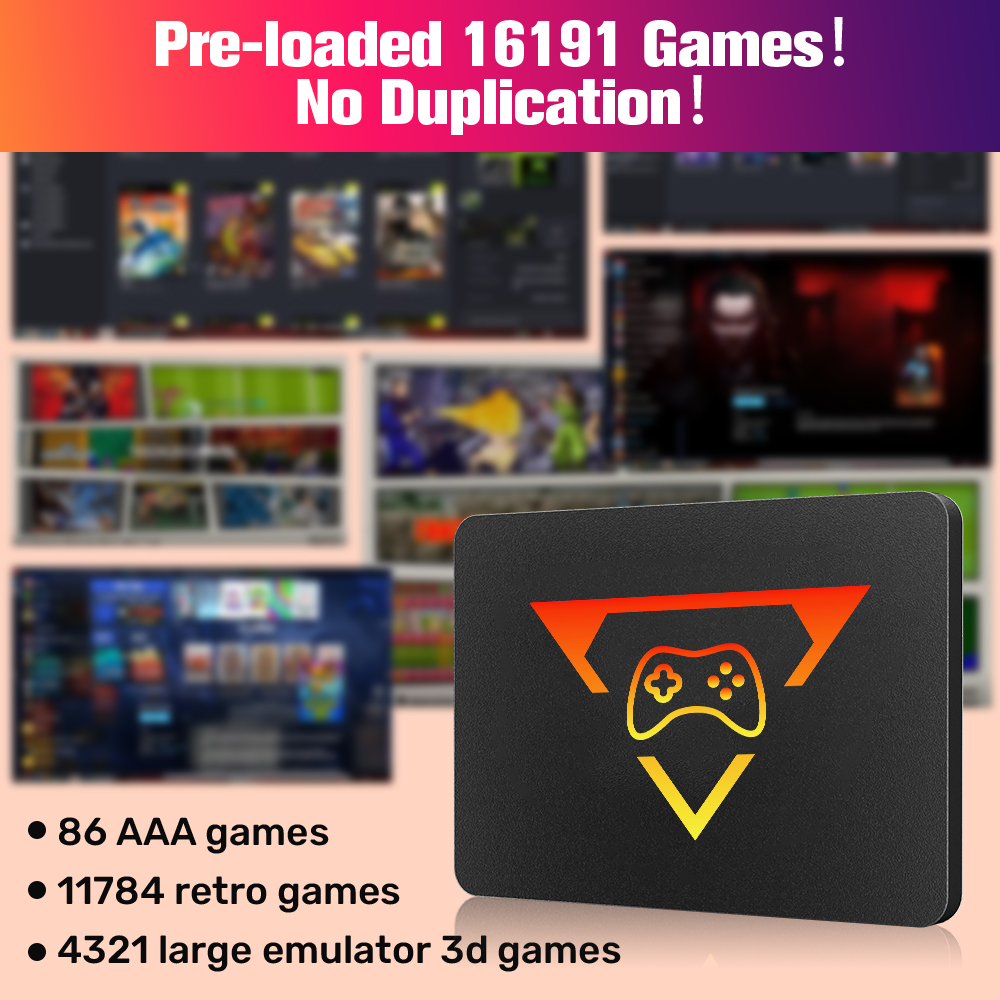 Игровой твердотельный накопите – обзор и цена Retro Gaming Emulator Pc