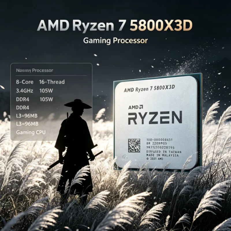 AMD R7 5800X3D 96 МБ 105 Вт 7  – обзор и цена Amd Cpu Ryzen 7