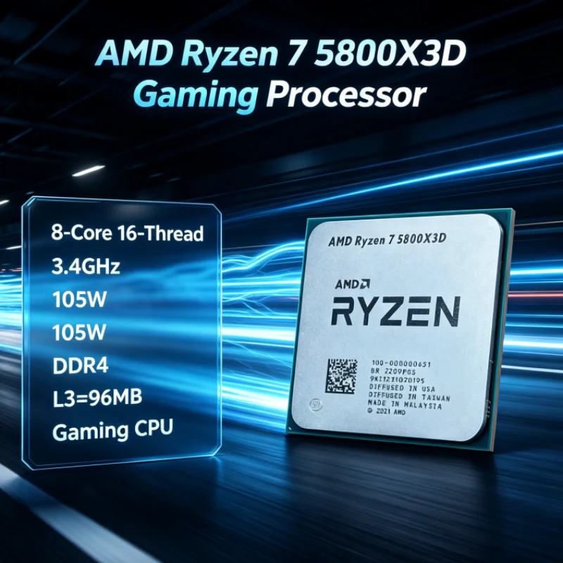 AMD R7 5800X3D 96 МБ 105 Вт 7  – обзор и цена Amd Cpu Ryzen 7