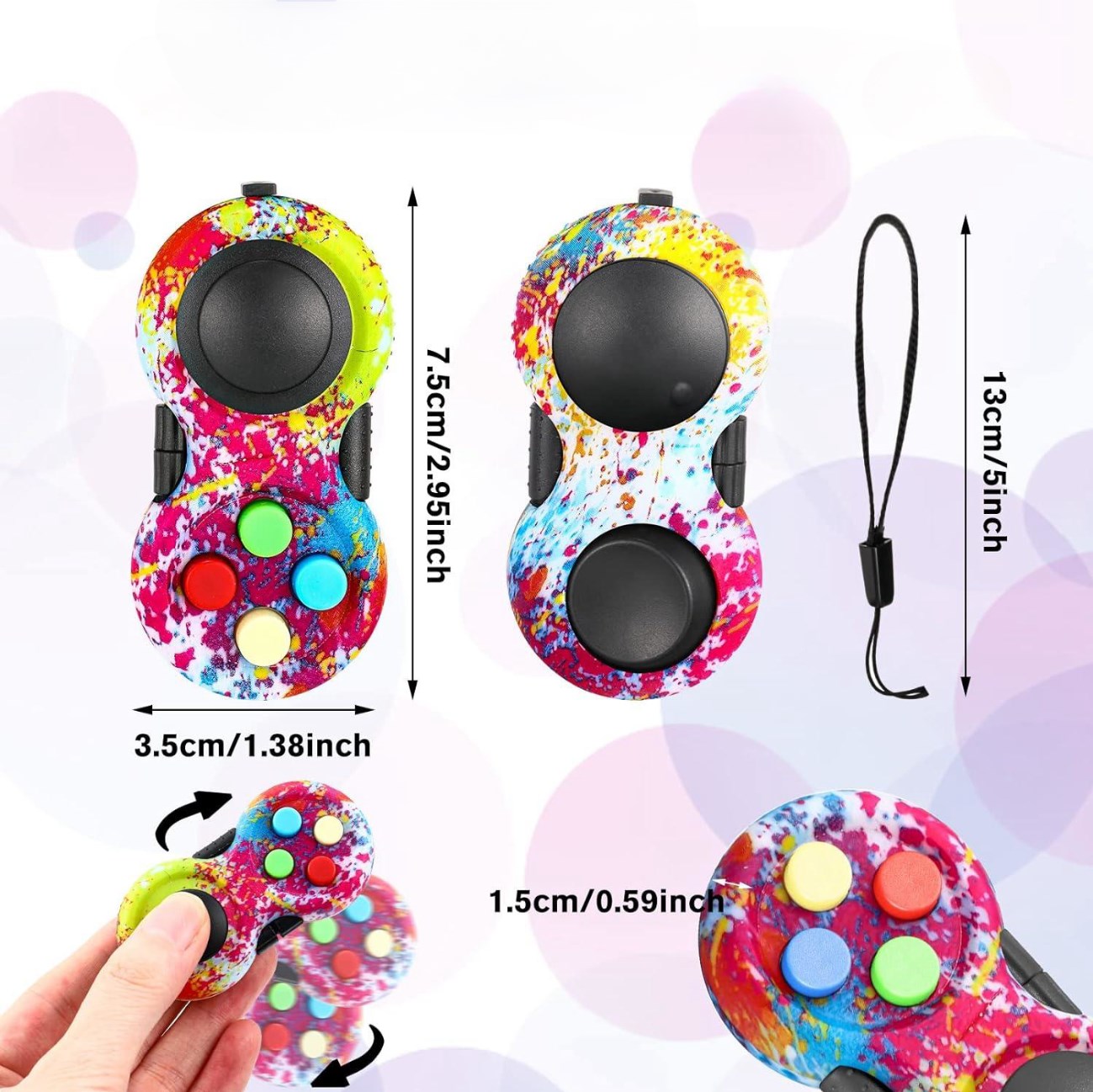Fidget Pad Ретро Классический  – обзор и цена Console Retro Gaming Portable
