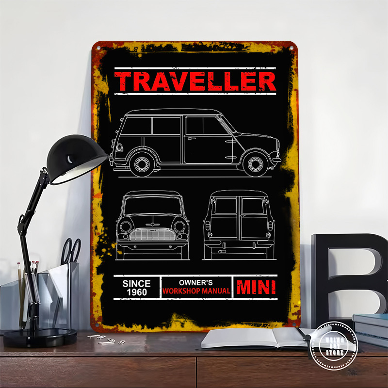 Плакат-постер UK Car-Traveller – обзор и цена Retro Gaming Uk
