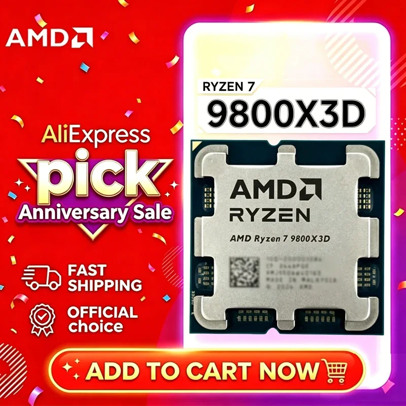 AMD Ryzen 7 9800X3D R7 9800X3D – обзор и цена Amd Cpu Ryzen 7