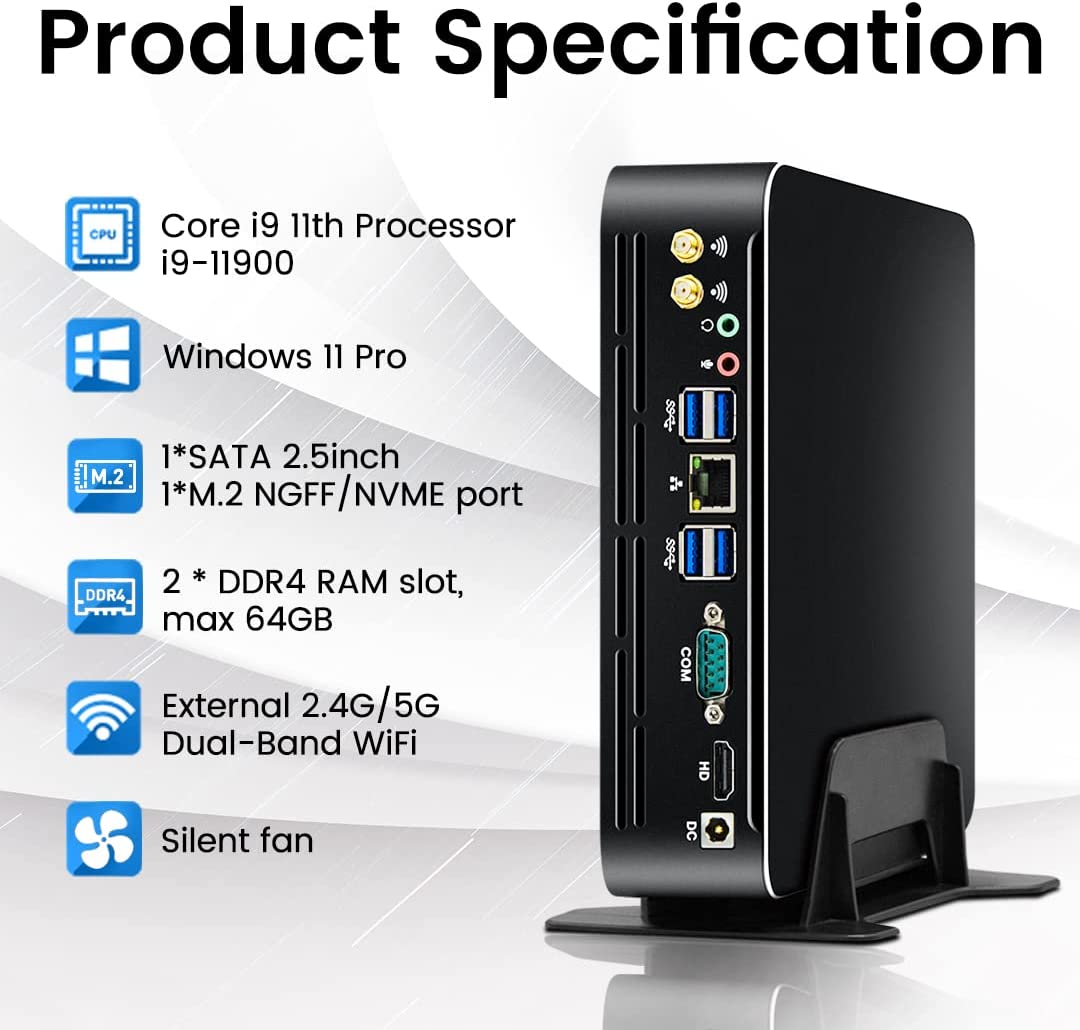Мини-ПК Partaker 11-го поколен – обзор и цена Intel Cpu Core I5