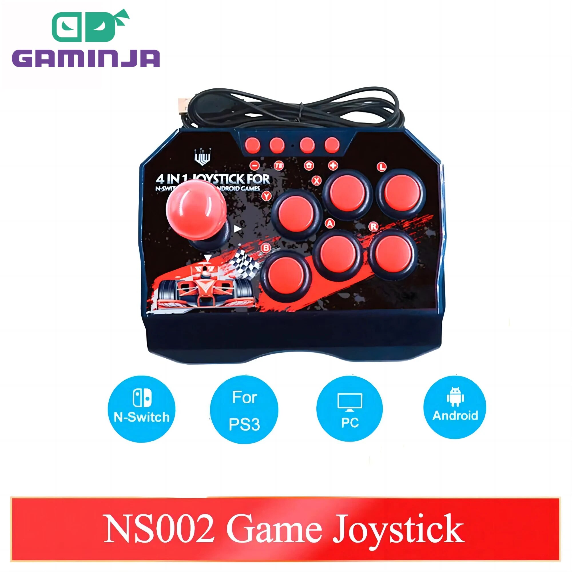 GAMINJA NS002 4 в 1 Ретро арка – обзор и цена Retro Gaming Ps3