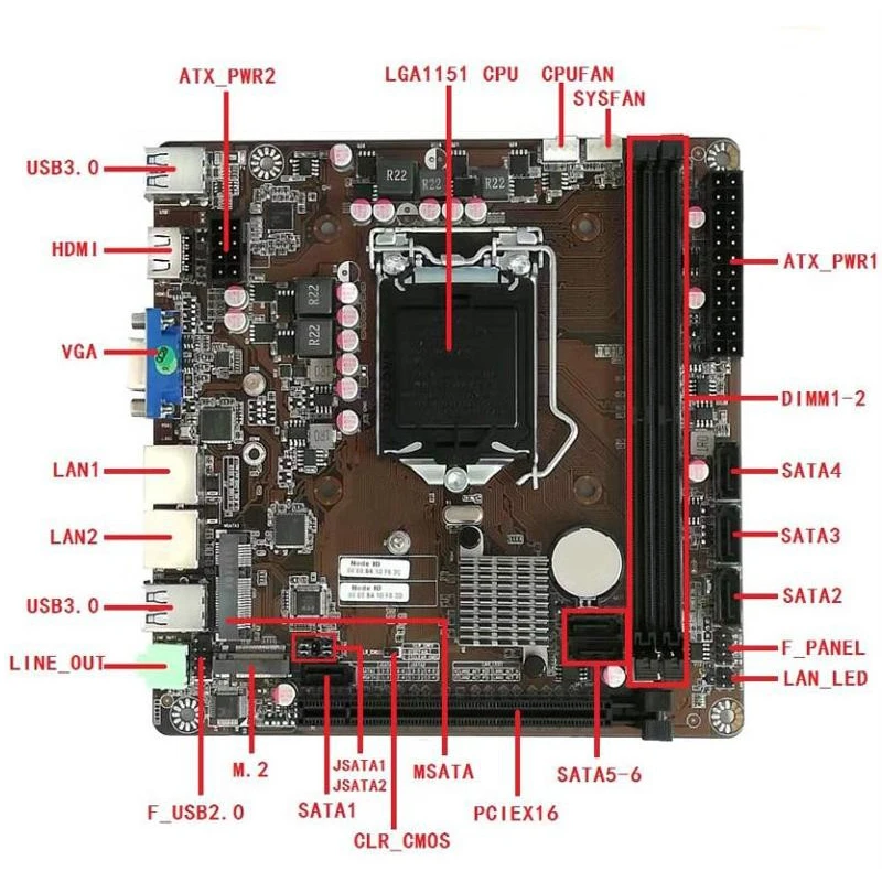 Материнская плата B365 Mini-IT – обзор и цена Intel Cpu Core I5
